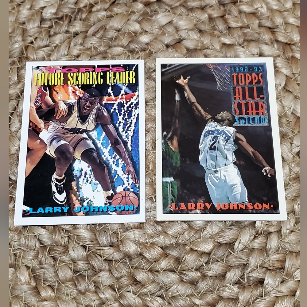 4 - Larry Johnson Basketball Cards